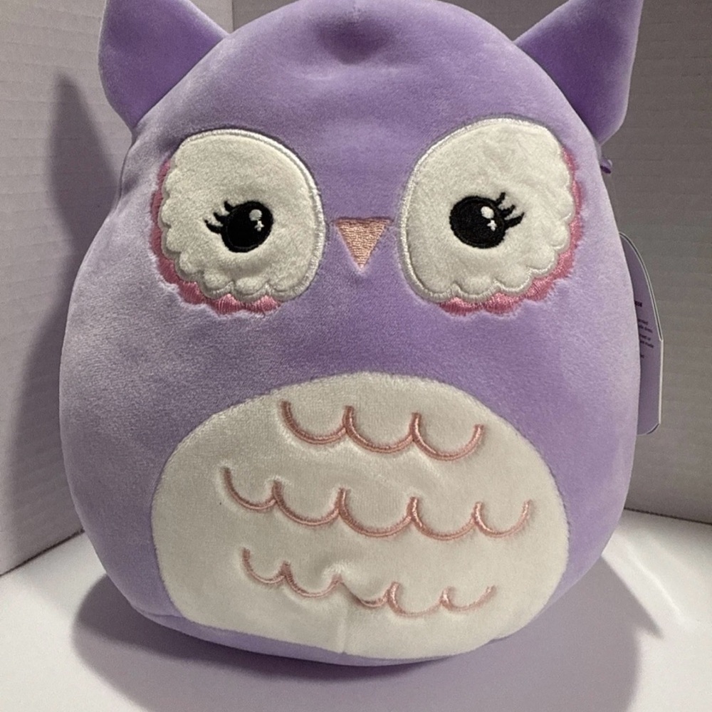 Squishmallows 8" Miranda The Owl Purple Plush Summer Squad 2021 NWT